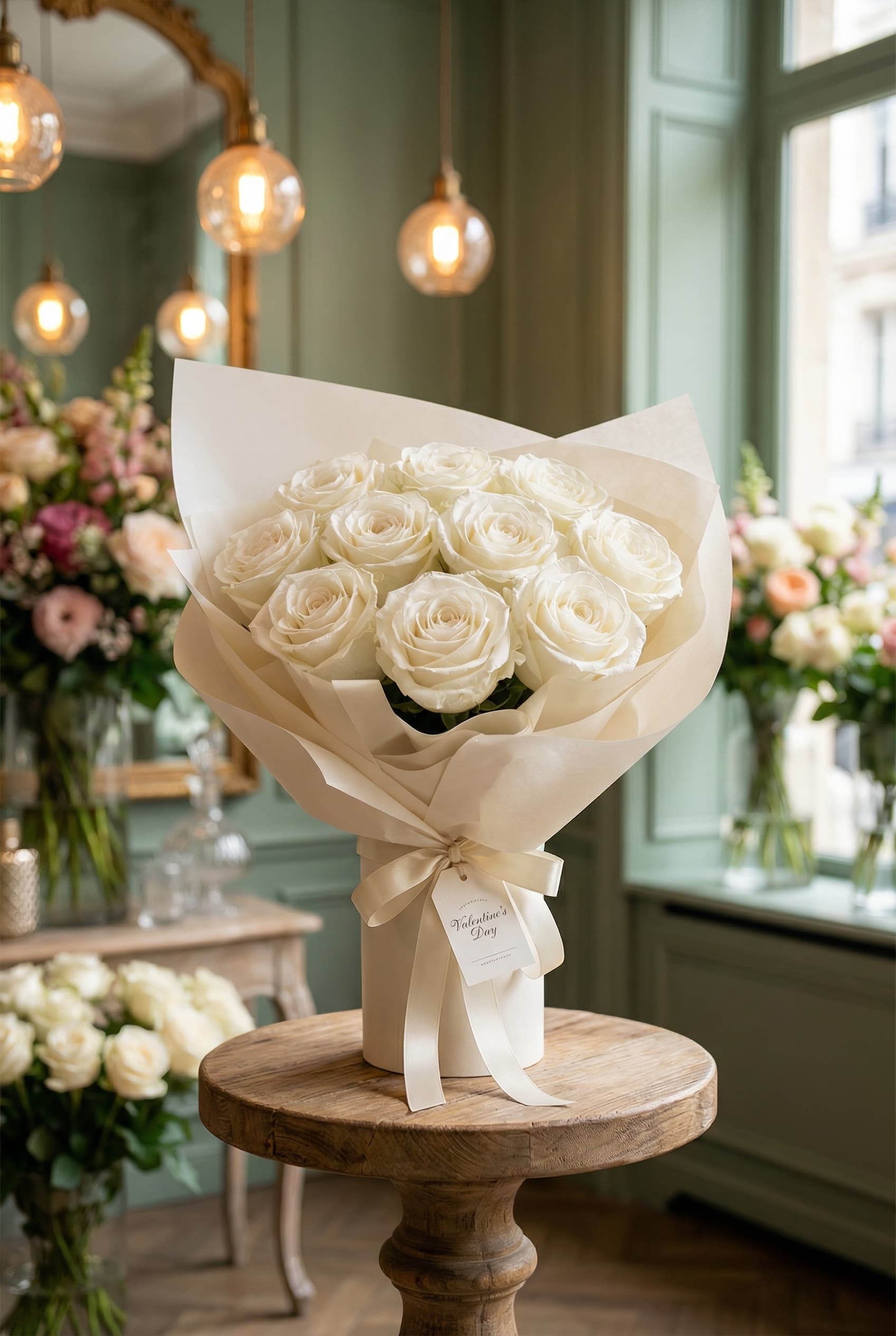 White Rose Bouquet